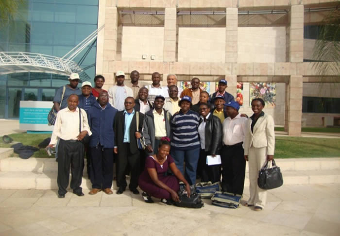 The participants of PELUM-Kenya in Training in Israel (March 2010)