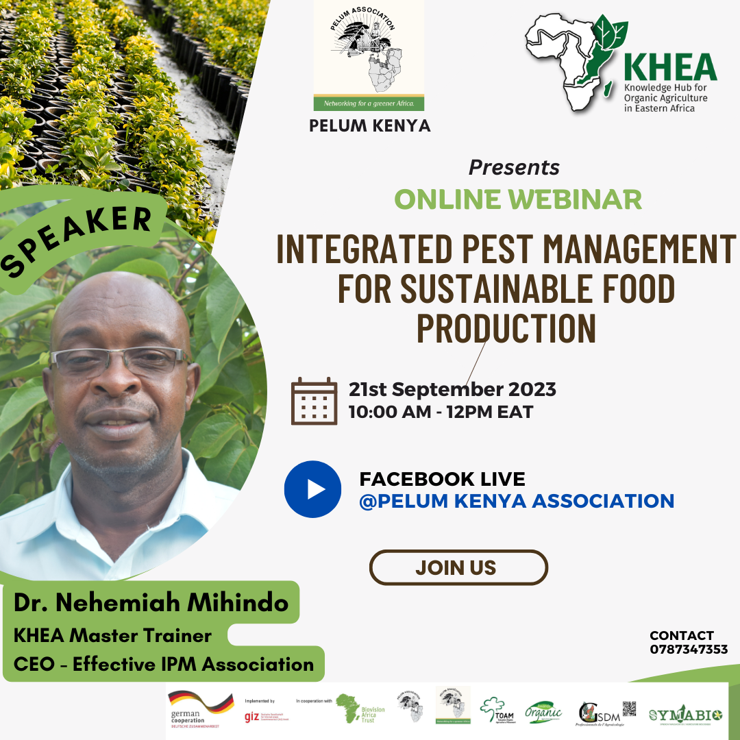 Presentation on IPM for Sustainable Food Production by Dr Nehemiah Mihindo