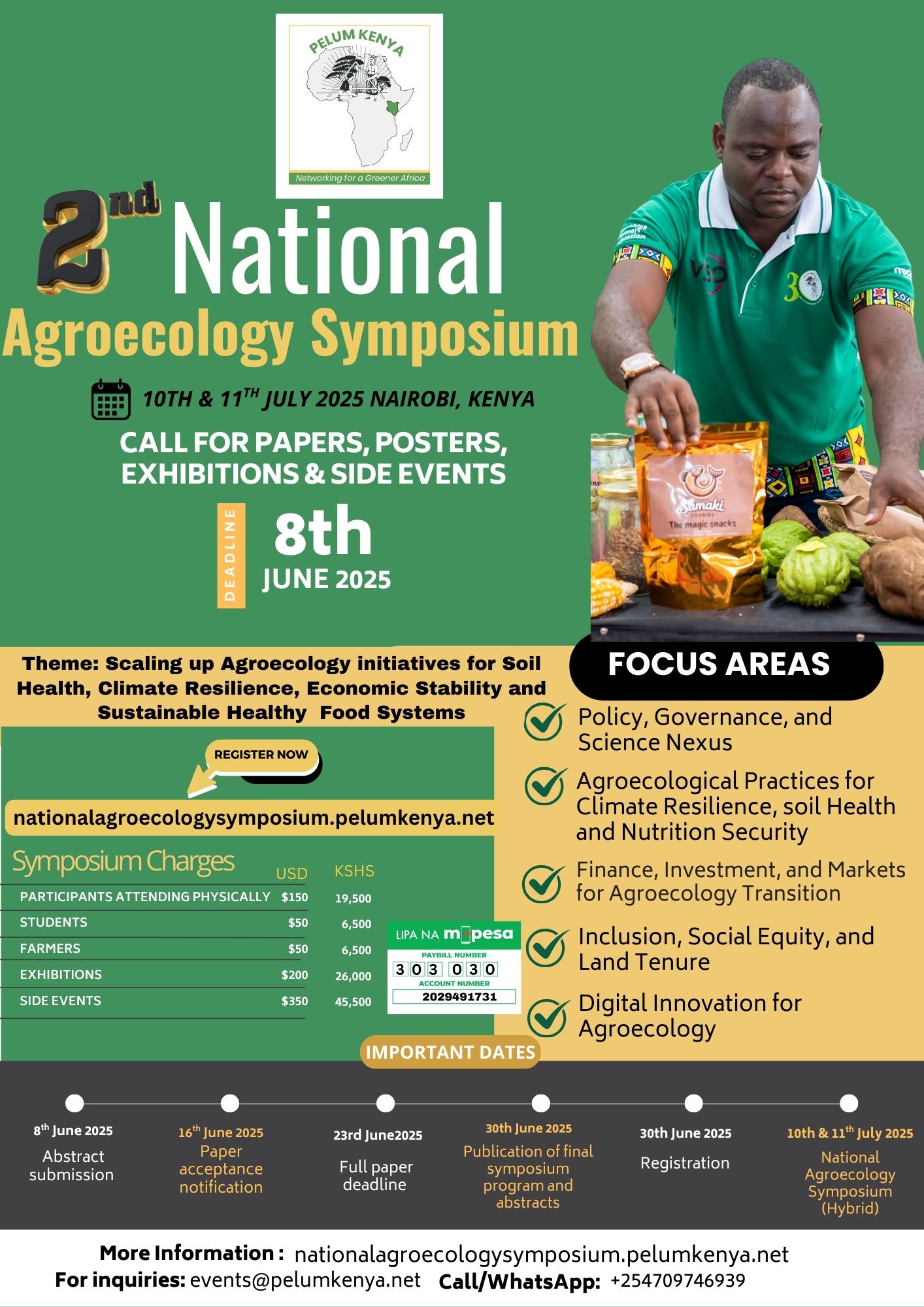 CONCEPT FOR 2ND NATIONAL AGROECOLOGY SYMPOSIUM ON 10TH AND 11TH JULY 2025 IN NAIROBI, KENYA