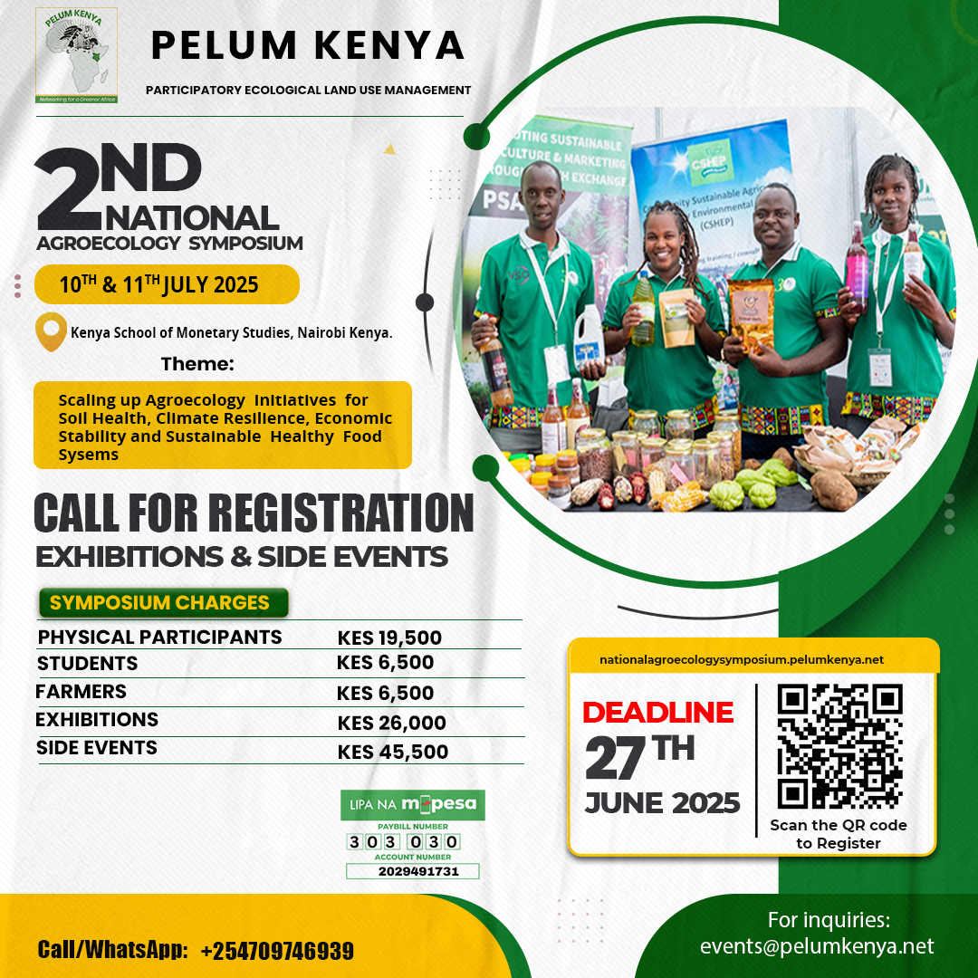 APPLICATION FORM FOR EXHIBITIONS AND SIDE EVENTS FOR THE 2ND NATIONAL AGROECOLOGY SYMPOSIUM